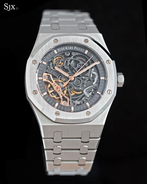 audemars piguet royal oak 41mm skeleton|Audemars Piguet royal oak openworked.